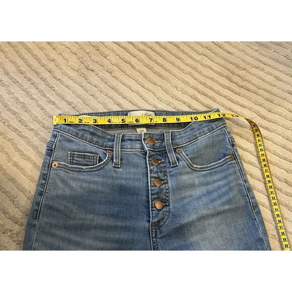 Universal Thread Women’s High Rise Distressed Skinny Button Fly Jeans Size 0/25R - Picture 7 of 7